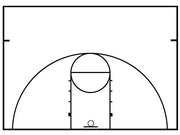 Basketball Court Line Painting